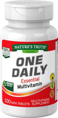 Основные мультивитамины One Daily, Nature's Truth, 100 мини-таблеток - фото