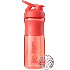 Шейкер SportMixer с шариком, Coral, Blender Bottle, 820 ml - фото