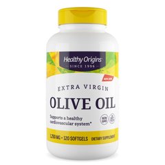 Оливковое масло, Olive Oil, Healthy Origins, 1250 мг, 120 кап - фото