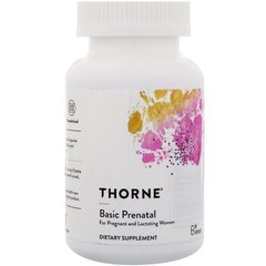 Витамины для беременных, Prenatal, Thorne Research, 90 капсул - фото