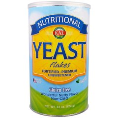 Дрожжи хлопьями несладкие, Yeast Flakes, Kal, 624 г - фото