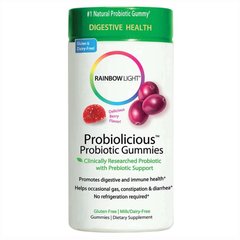 Пробіотики, Probiolicious, Rainbow Light, 60 жувальних цукерок - фото