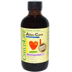 От аллергии, для детей, Aller-Care, ChildLife, виноград, 118,5 мл - фото