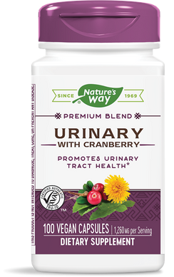 Журавлина для сечових шляхів, Urinary with Cranberry, Nature's Way, 420 мг, 100 капсул - фото