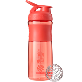 Шейкер SportMixer з кулькою, Coral, Blender Bottle, 820 ml - фото