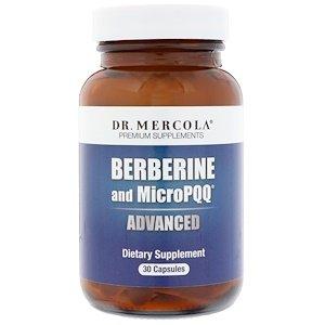 Берберин і мікроPQQ, Berberine and MicroPQQ, Dr. Mercola, 30 капсул - фото