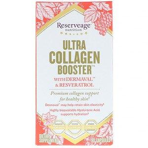 Коллаген ультра, Ultra Collagen Booster, ReserveAge Nutrition, 90 капсул - фото