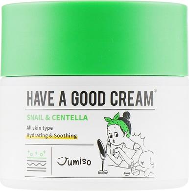 Крем для обличчя відновлюючий, Have A Good Cream Snail & Centella, Jumiso, 50 г - фото