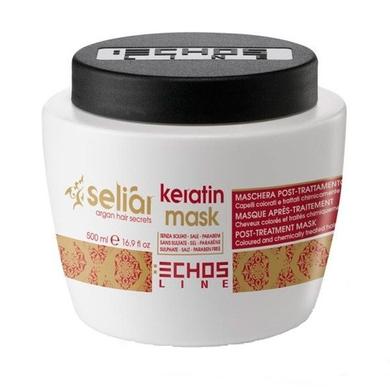 Маска c кератином для пошкодженого волосся, Seliar keratin, Echosline, 500 мл - фото
