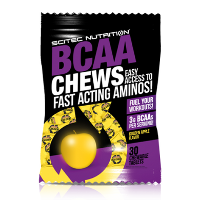 BCAA Chews, Scitec Nutrition , 12 таблеток - фото