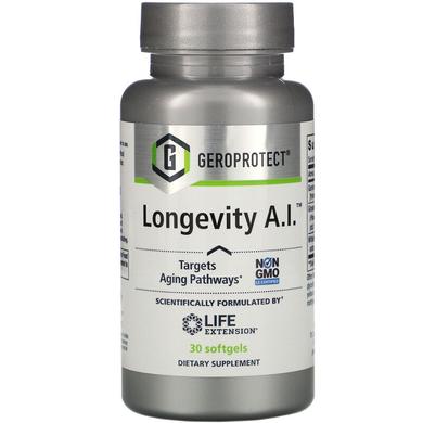 Формула довголіття, Geroprotect Longevity A.I., Life Extension, 30 капсул - фото
