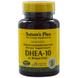 ДГЭА-10 с биоперином, DHEA-10 With Bioperine, Nature's Plus, 90 вегетарианских капсул, фото – 1