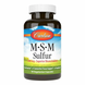 Метилсульфонілметан МСМ, MSM-Sulfur, Carlson Labs, 1000 мг, 90 вегетаріанських капсул, фото – 1