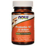 Пробіотик-10, Probiotic, Now Foods, 25 млрд КОЕ, 30 капсул, фото