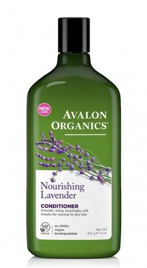 Кондиционер для волос (лаванда), Conditioner, Avalon Organics, питательный, 312 г - фото