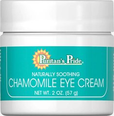 Заспокійливий крем для очей Ромашка, Chamomile Soothing Eye Cream, Puritan's Pride, 59 мл - фото