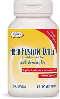 Очищення організму Fiber Fusion Plus, Enzymatic Therapy (Nature's Way), 120 капсул - фото