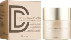 Антивозрастной маскирующий солнцезащитный DD-крем, Stem Cell Daily-aging Cream SPF 50+ PA+++, Deoproce, 40 мл - фото