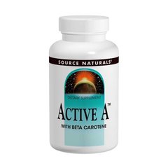 Витамин А, Active A, Source Naturals, 25,000 МЕ, 120 таблеток - фото