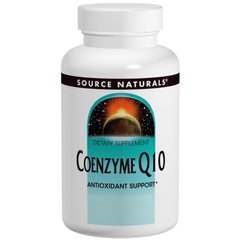 Коэнзим Q10, Coenzyme Q10, Source Naturals, 200 мг, 60 капсул - фото