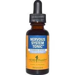 Комплекс для нервной системы, Nervous System Tonic, Herb Pharm, смесь трав, 30 мл - фото