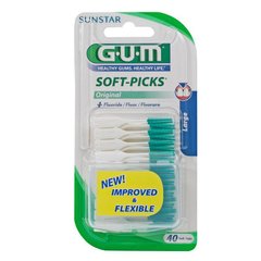 Набір зубних щіток з фторидом Soft Picks, Gum, 40 штук - фото