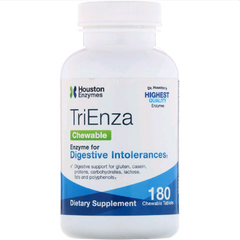 Травні ферменти TriEnza, Houston Enzymes, 180 жувальних таблеток - фото