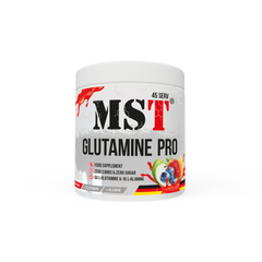 Глютамін ПРО, Glutamine pro, Фруктовий пунш, MST Nutrition, 315 г - фото