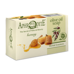 Натуральное оливковое мыло с медом, Aphrodite, 100 г - фото