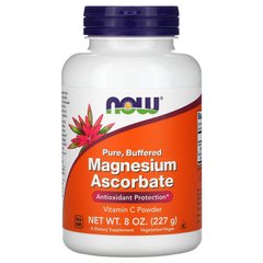 Магний аскорбат, Magnesium Ascorbate, Now Foods, 227 г - фото