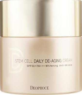 Антивозрастной маскирующий солнцезащитный DD-крем, Stem Cell Daily-aging Cream SPF 50+ PA+++, Deoproce, 40 мл - фото