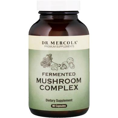 Комплекс грибов, Mushroom Complex, Dr. Mercola, ферментированный, 90 капсул - фото