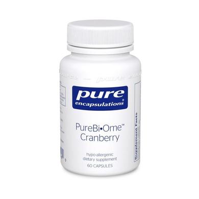 Журавлина (суміш пробіотиків), PureBi•Ome Cranberry, Pure Encapsulations, фірмова, 60 капсул - фото