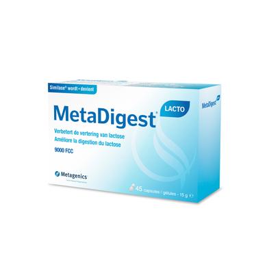 Комплекс ферментів, MetaDigest Lacto, Metagenics, 45 капсул - фото