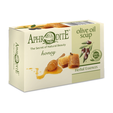 Натуральное оливковое мыло с медом, Aphrodite, 100 г - фото
