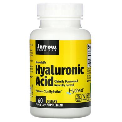 Гиалуроновая кислота, Hyaluronic Acid, Jarrow Formulas, 50 мг, 60 капсул - фото