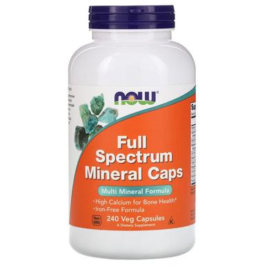 Мультиминералы, Full Spectrum Minerals, Now Foods, 240 капсул - фото