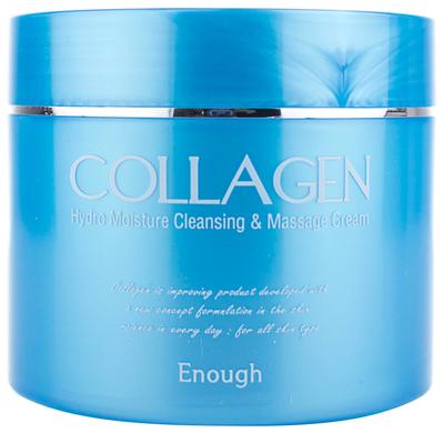 Увлажняющий массажный крем с коллагеном для тела, Collagen hydro moisture cleansing massage cream, Enough, 300 мл - фото