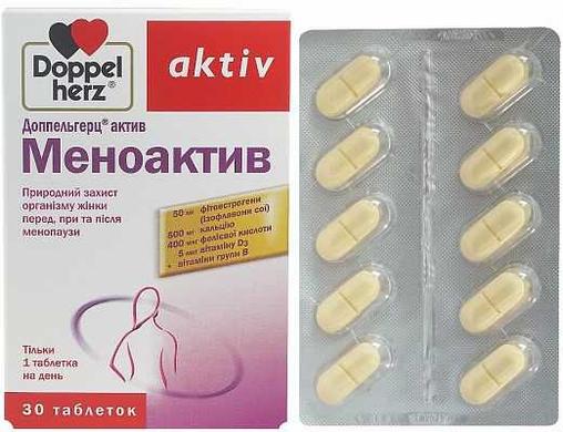 Актив Меноакив, Doppel Herz, 30 таблеток - фото