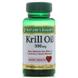 Масло червоного криля (Krill Oil), Nature's Bounty, 500 мг, 30 капсул швидкого вивільнення, фото – 1