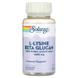 Лізин і бета-глюкан, L-Lysine & Beta Glucan, Solaray, 1000 мг, 60 капсул, фото – 1