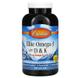 Омега 3 + витамин Д3 и витамин К, Omega-3 Plus D & K, Carlson Labs, 180 гелевых капсул, фото – 1