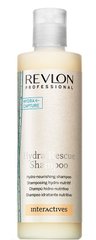 Увлажняющий шампунь для сухих и поврежденных волос Interactives Hydra Rescue, Revlon Professional, 1250 мл - фото
