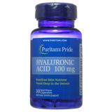 Гиалуроновая кислота, Hyaluronic Acid, Puritan's Pride, 100 мг, 30 капсул, фото