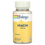 Ніацин, Niacin, Solaray, 100 мг, 100 вегетаріанських капсул, фото