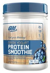 Протеин Greek Yogurt Protein Smoothie, черника, Optimum Nutrition, 462 г - фото