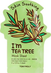 Листовая маска для лица, I'm Real Tea Tree Mask Sheet, Tony Moly, 21 мл - фото