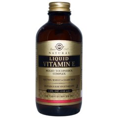 Витамин Е из подсолнечника, Liquid Vitamin E, Solgar, (118 мл) - фото