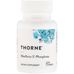 Витамин В2 (Riboflavin 5' Phosphate), Thorne Research, 60 капсул - фото