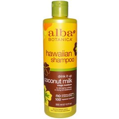 Шампунь для волосся (кокосове молоко), Shampoo, Alba Botanica, 355 мл - фото